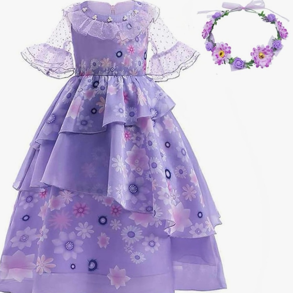 Encanto’s Isabella Costume Dress with Headband